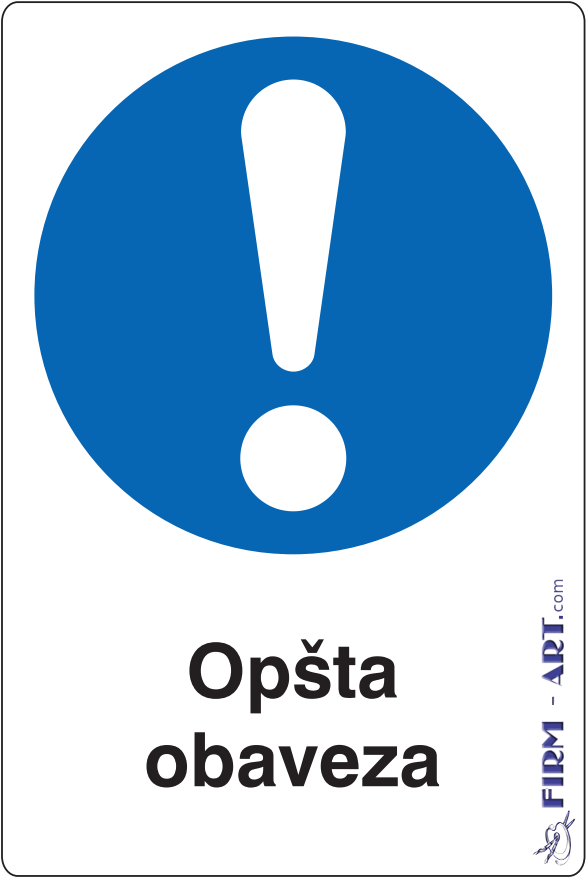 Znaci obaveze - Opšta obaveza (Sito štampa firm-art.com) 